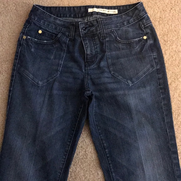 VINTAGE DKNY Jeans Stretchy Fitted Low Rise 10 - Picture 2 of 5